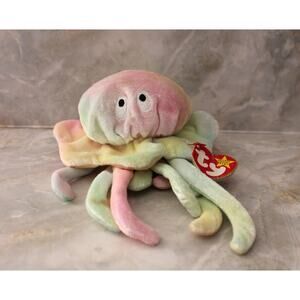 Ty Beanie Baby Goochy The Jellyfish 1998 Vintage ~Used